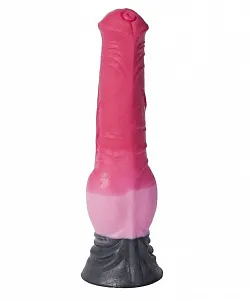 Розовый фаллоимитатор 'Пони' - 24,5 см.