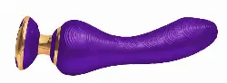 Фиолетовый вибростимулятор SANYA - 18,5 см.