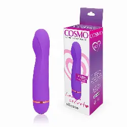 Фиолетовый вибромассажер с 20 режимами вибрации - 13,5 см. для вагины