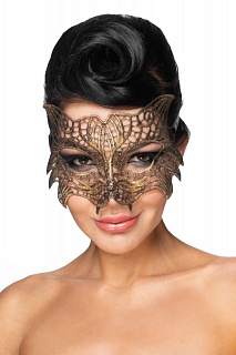 Золотистая карнавальная маска 'Регул'