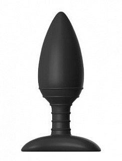 Пульсатор Чёрная вибровтулка NEXUS ACE MEDIUM с дистанционным управлением - 12 см.