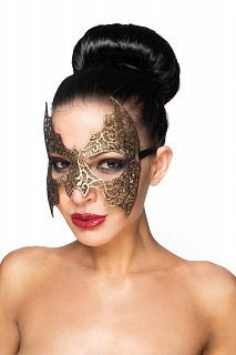 Золотистая карнавальная маска 'Алиот'