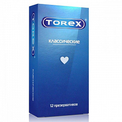 Гладкие презервативы Torex 'Классические' - 12 шт.